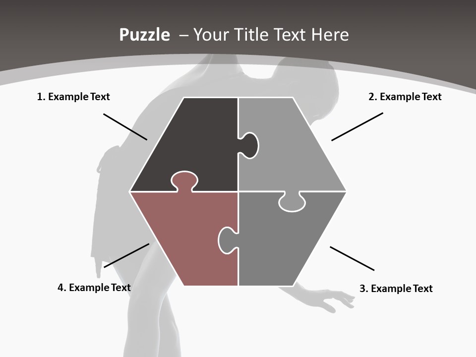 People One Cut Out PowerPoint Template