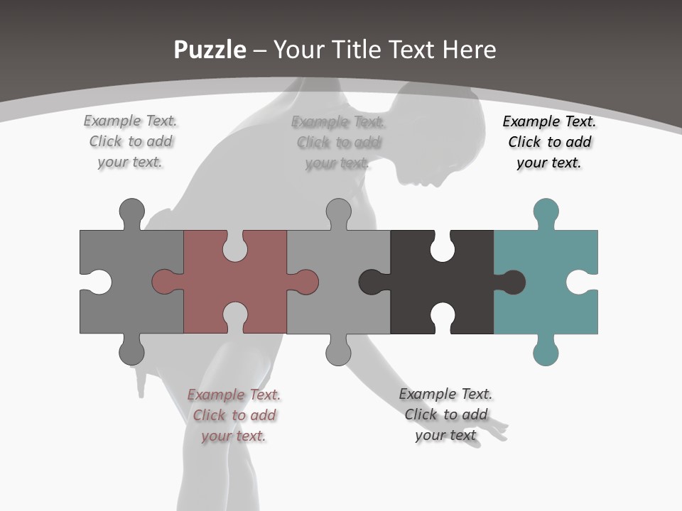 People One Cut Out PowerPoint Template