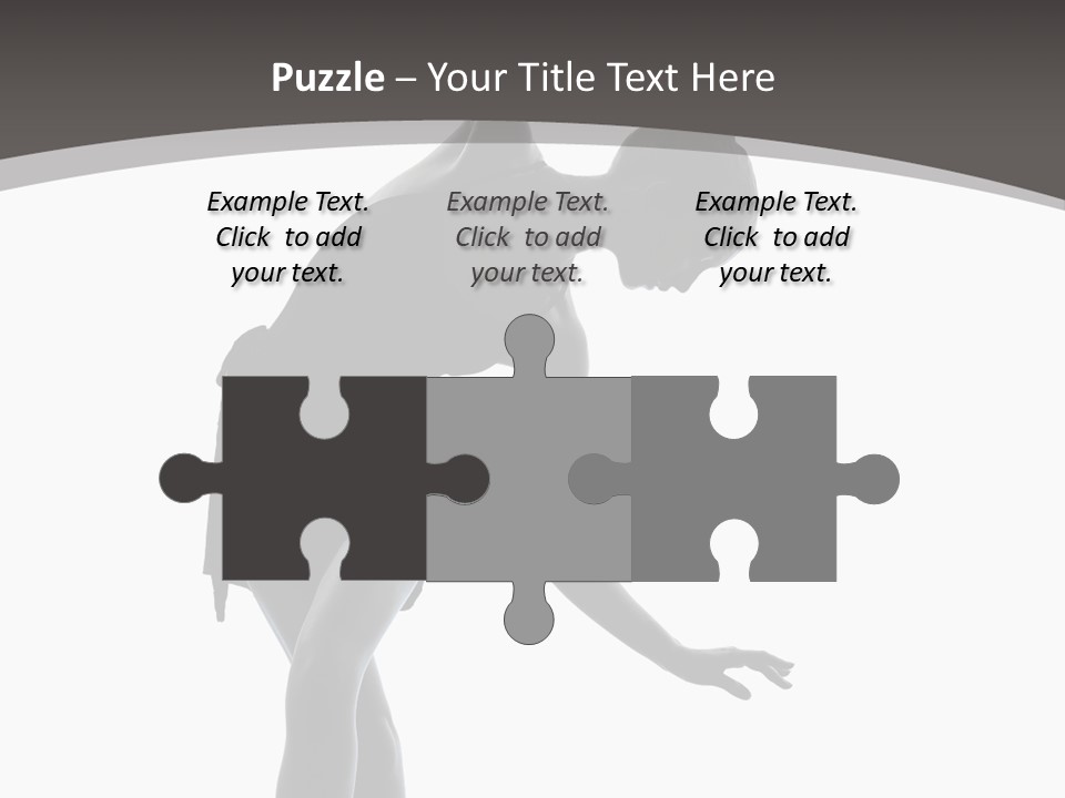 People One Cut Out PowerPoint Template