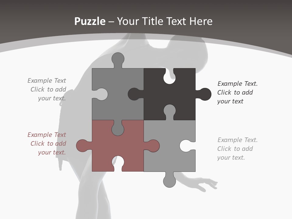 People One Cut Out PowerPoint Template