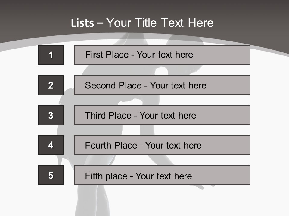 People One Cut Out PowerPoint Template