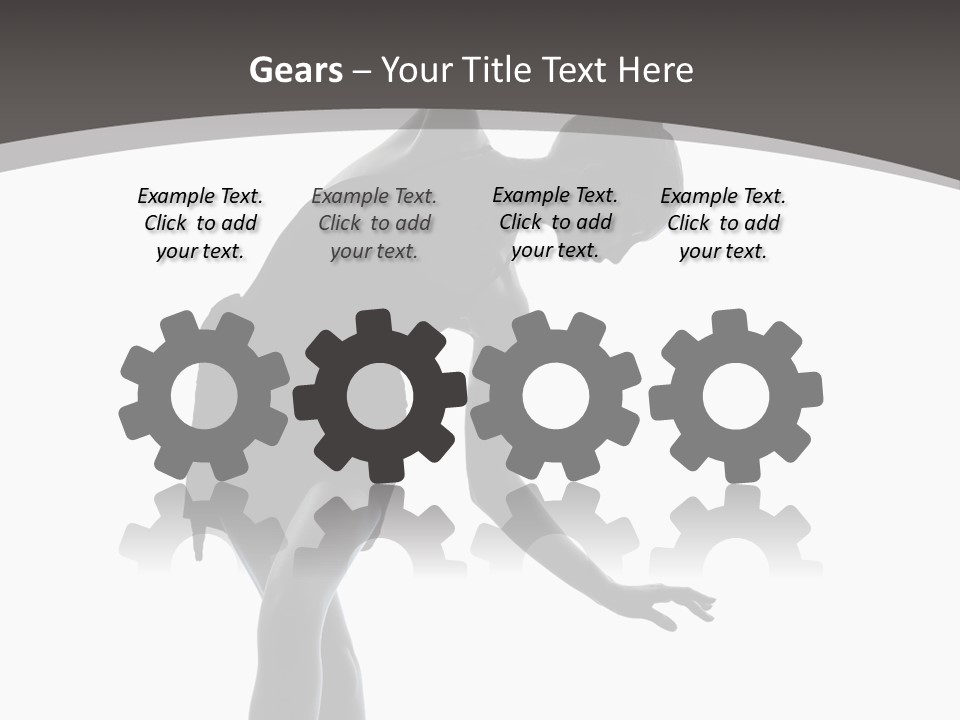 People One Cut Out PowerPoint Template