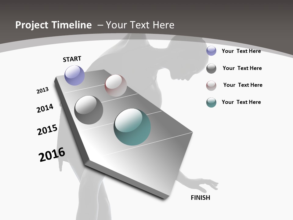 People One Cut Out PowerPoint Template