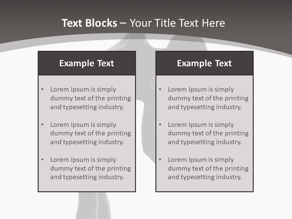 People One Cut Out PowerPoint Template
