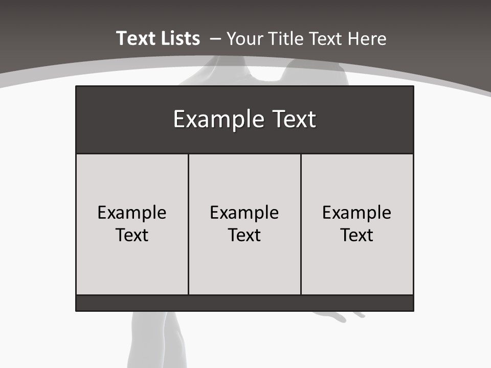 People One Cut Out PowerPoint Template
