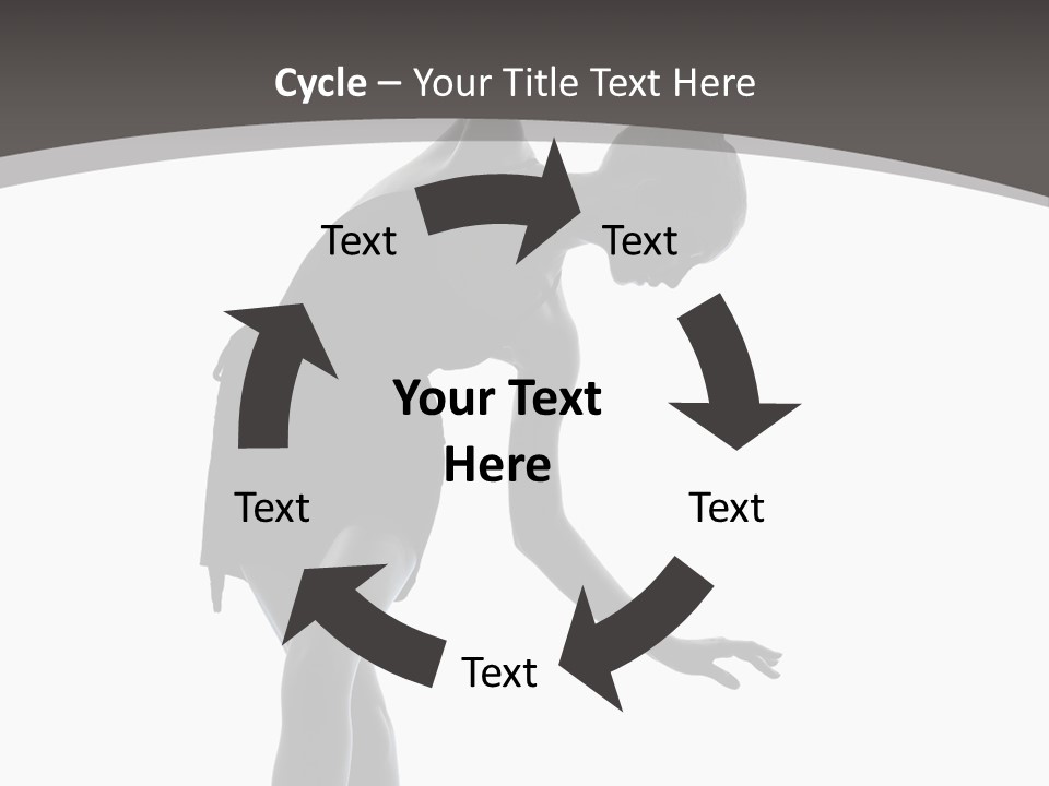 People One Cut Out PowerPoint Template