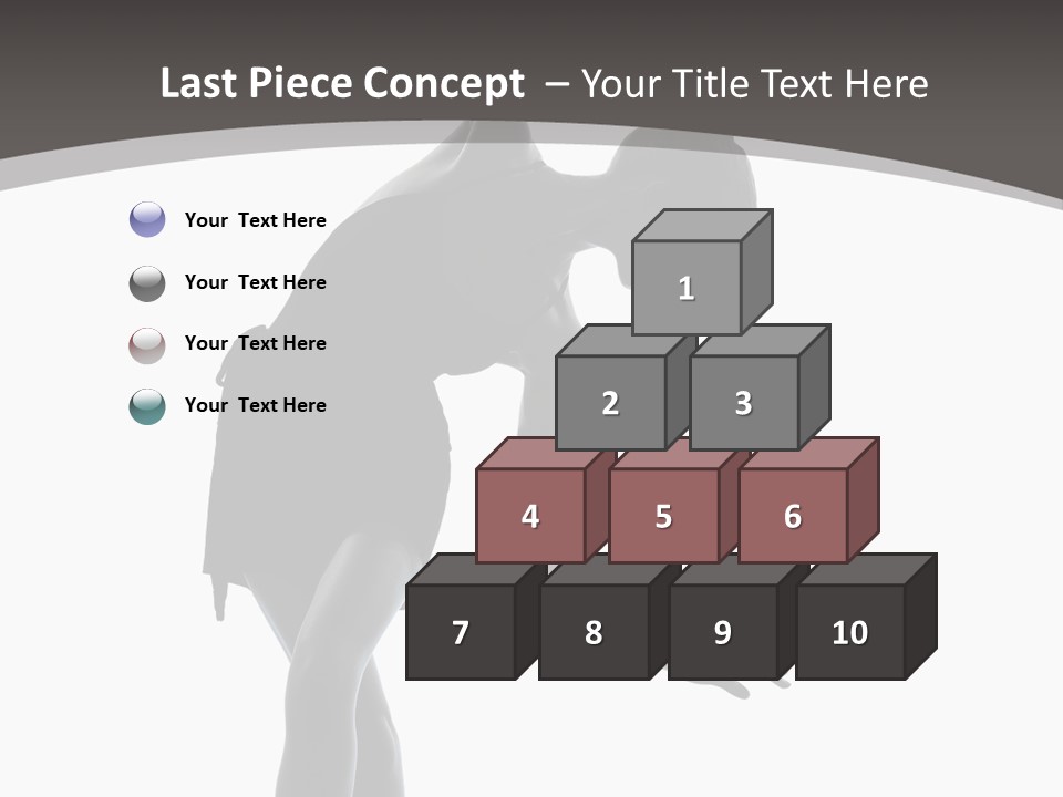 People One Cut Out PowerPoint Template