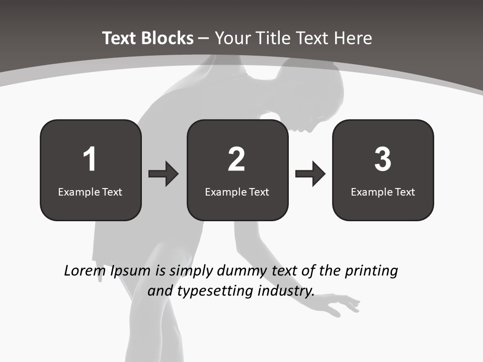 People One Cut Out PowerPoint Template