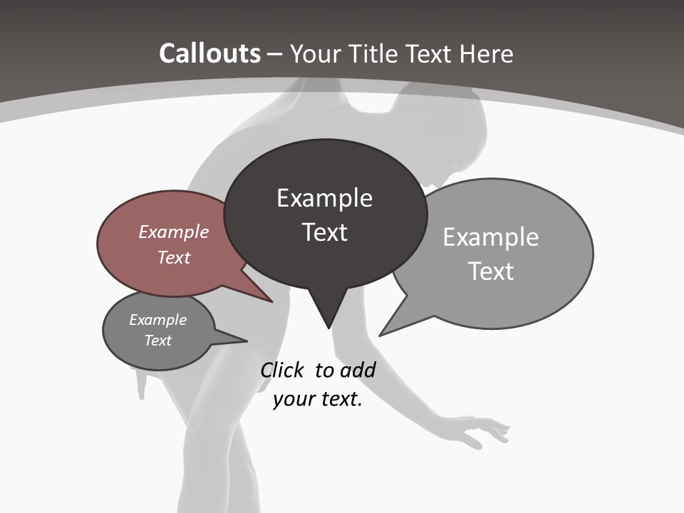 People One Cut Out PowerPoint Template