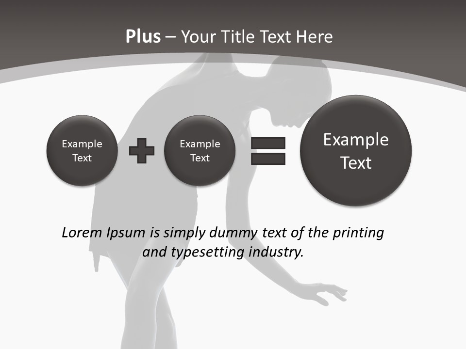 People One Cut Out PowerPoint Template