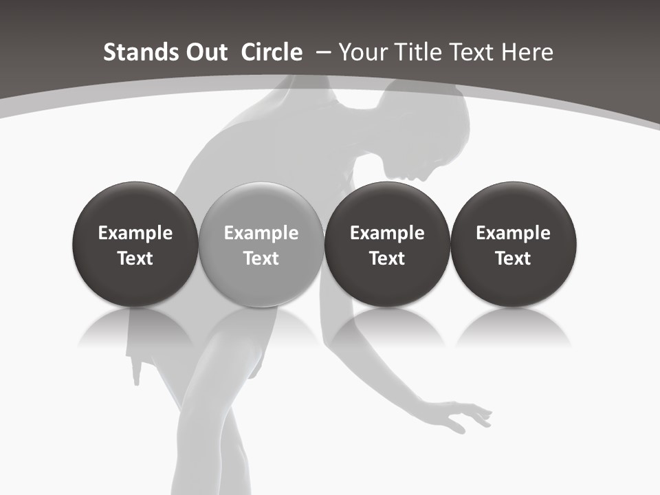 People One Cut Out PowerPoint Template