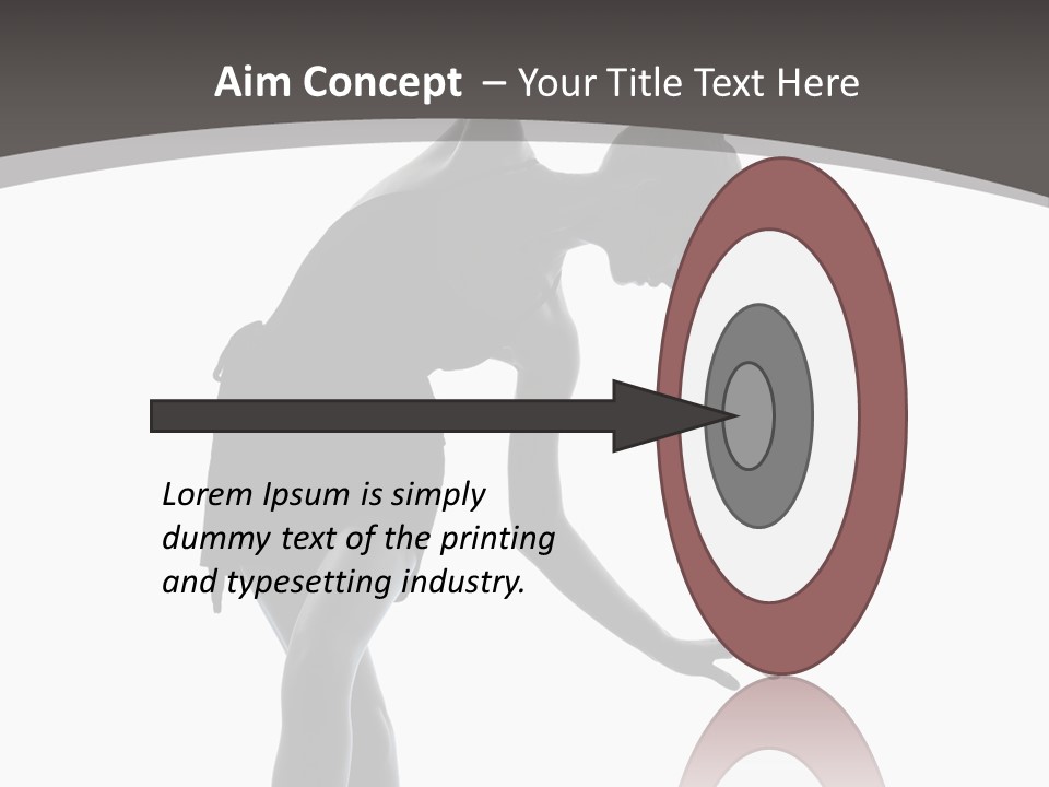 People One Cut Out PowerPoint Template