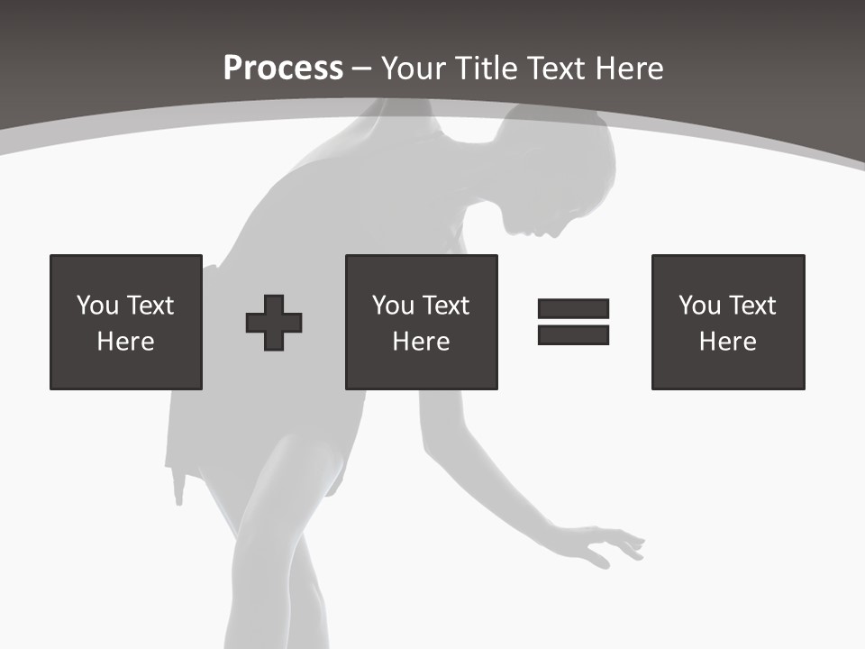 People One Cut Out PowerPoint Template