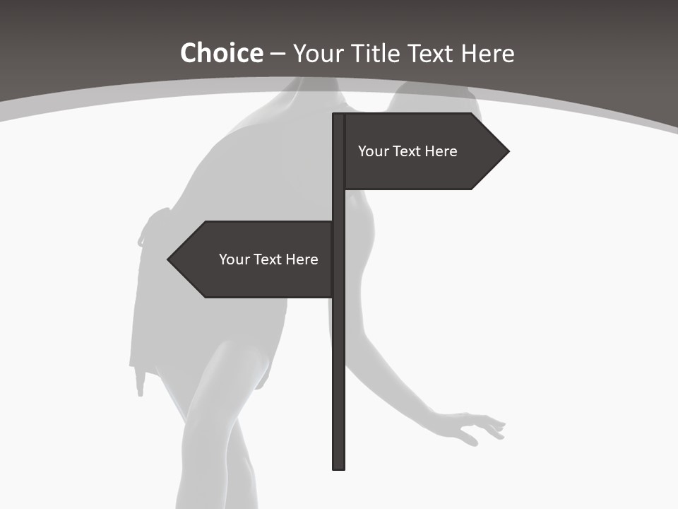 People One Cut Out PowerPoint Template