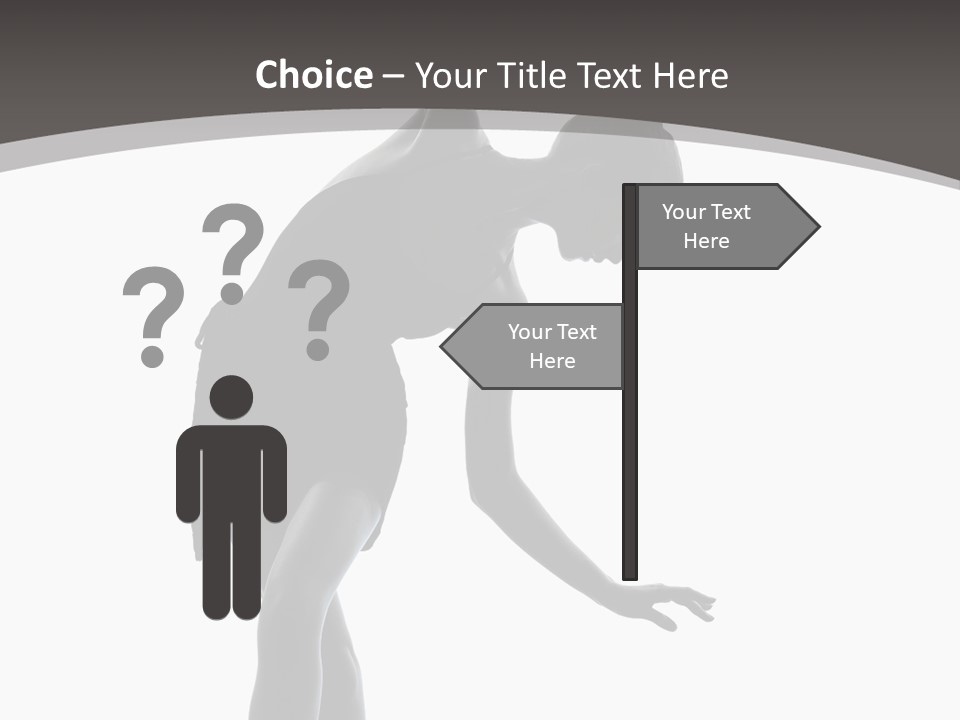 People One Cut Out PowerPoint Template