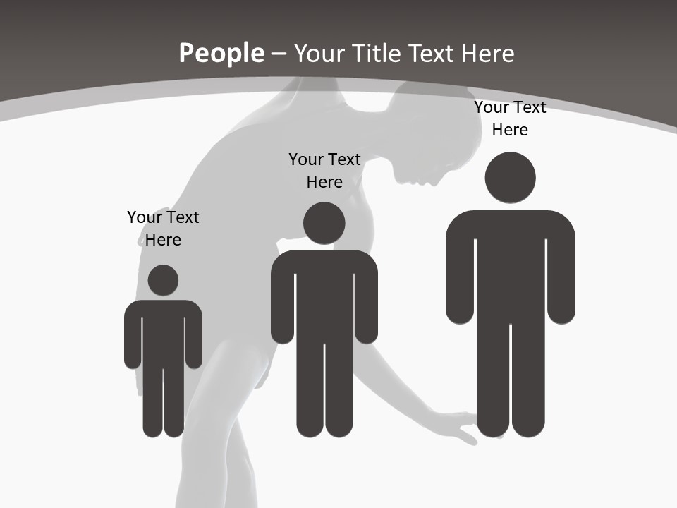 People One Cut Out PowerPoint Template