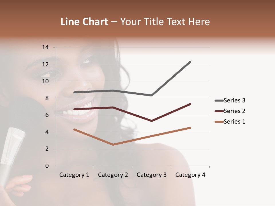 Brush Looking Away Putting On PowerPoint Template
