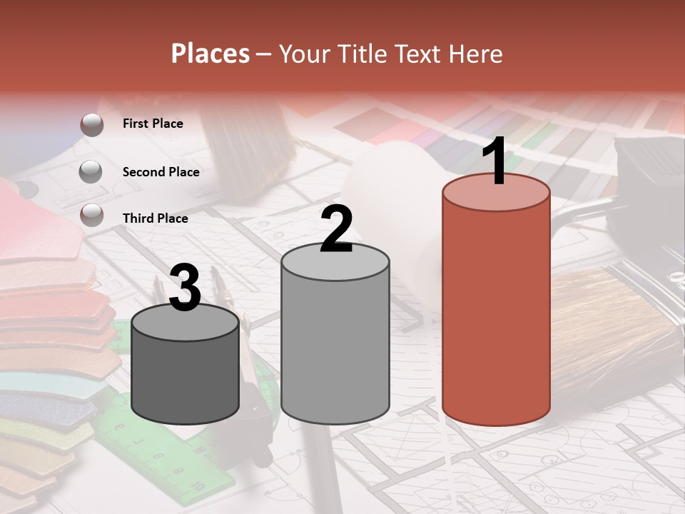Decorating Hobbies Object PowerPoint Template