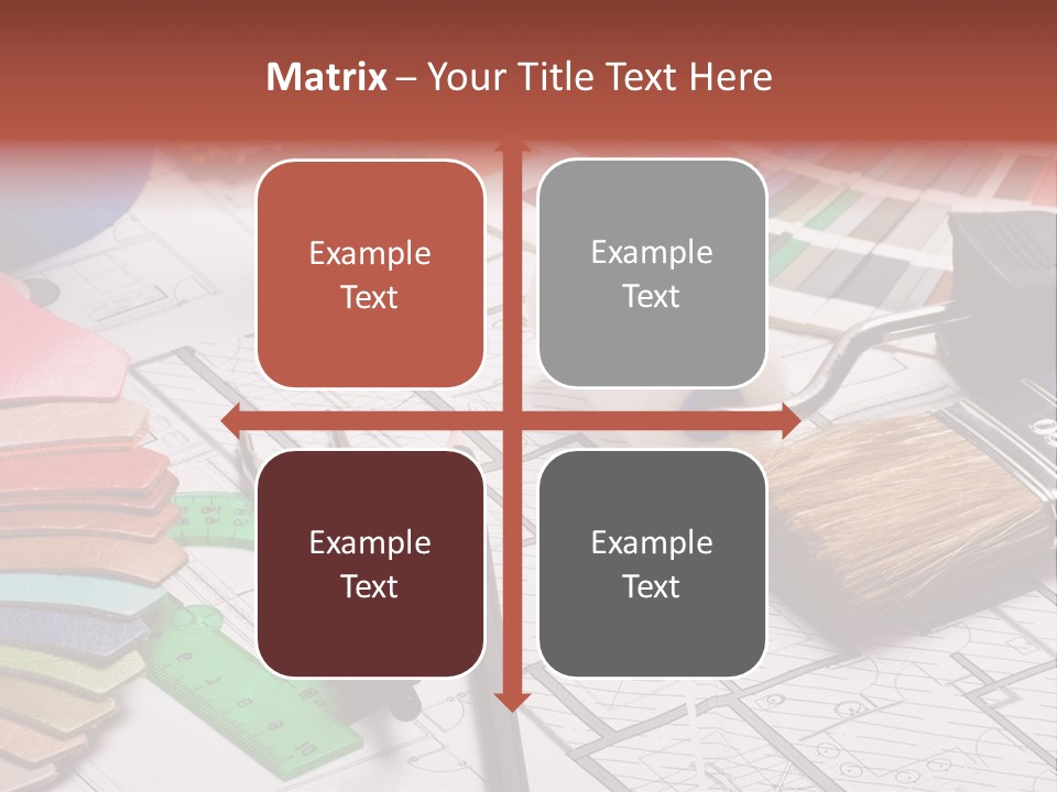 Decorating Hobbies Object PowerPoint Template