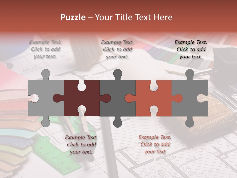 Decorating Hobbies Object PowerPoint Template