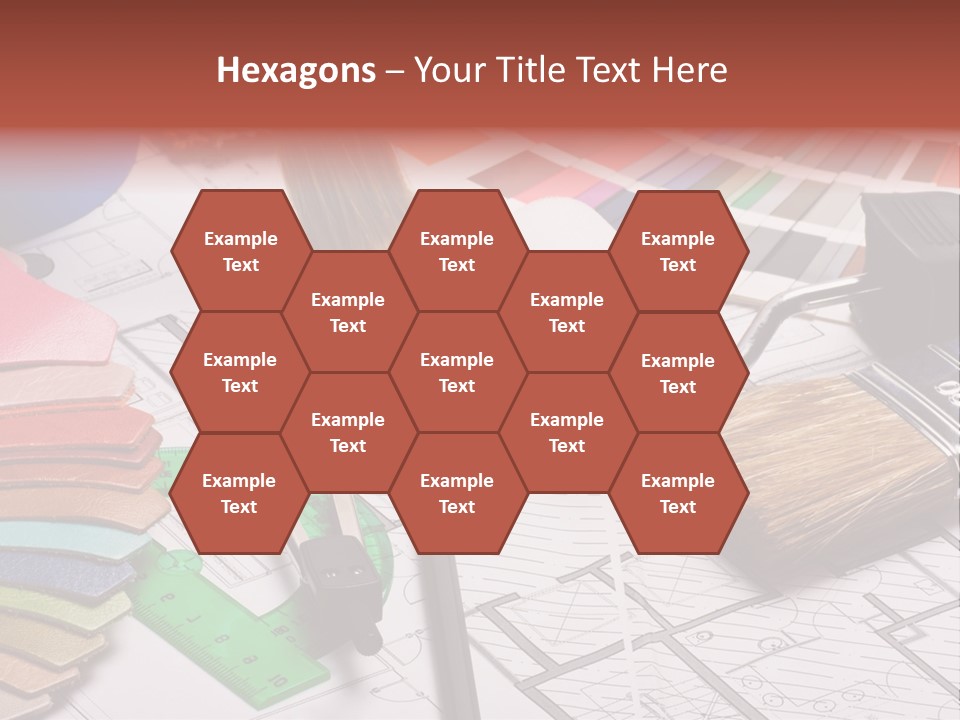 Decorating Hobbies Object PowerPoint Template