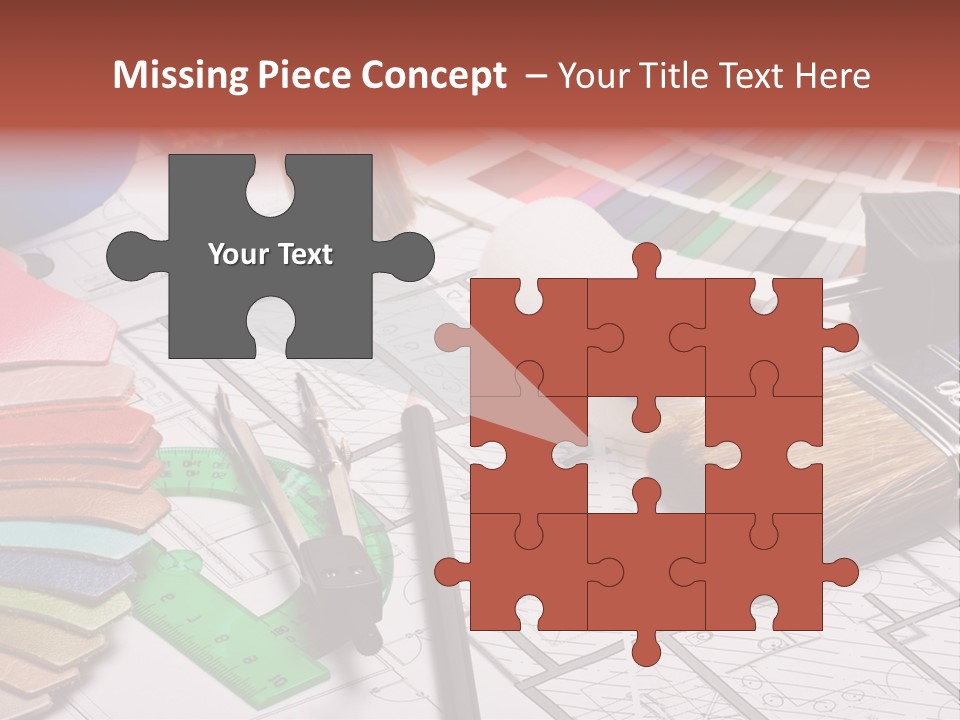 Decorating Hobbies Object PowerPoint Template