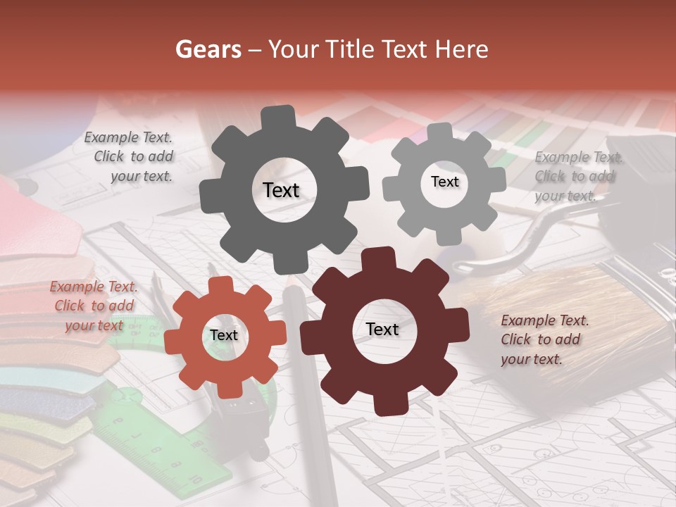 Decorating Hobbies Object PowerPoint Template