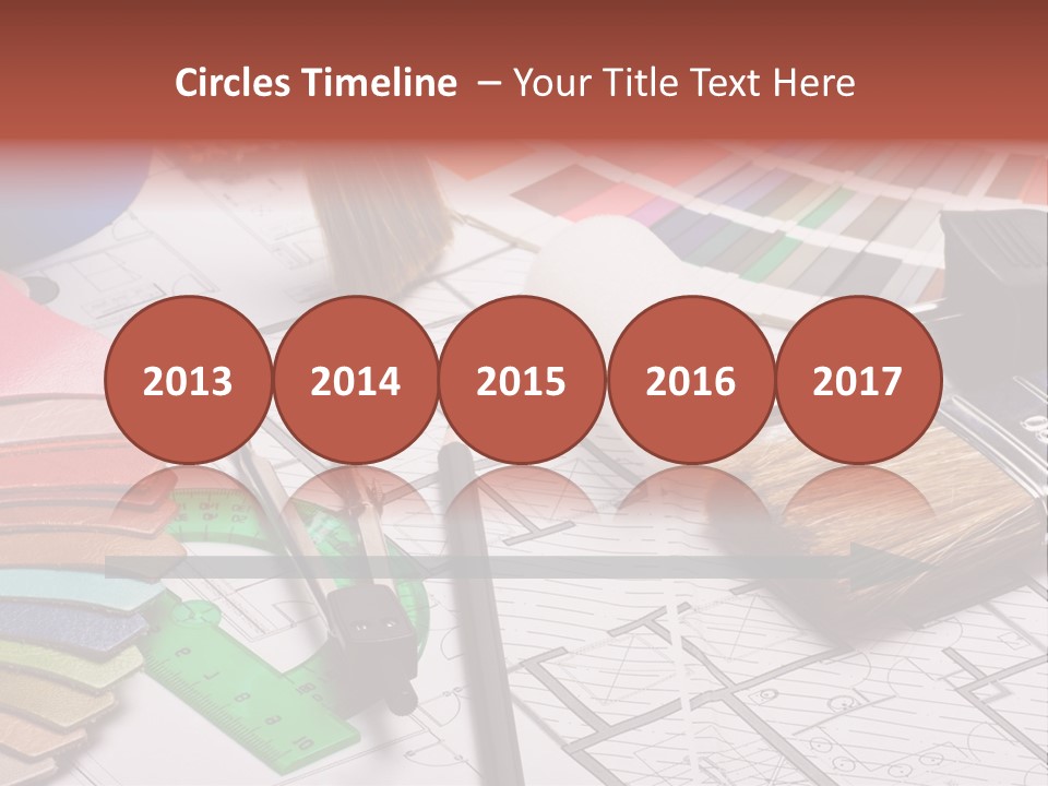 Decorating Hobbies Object PowerPoint Template