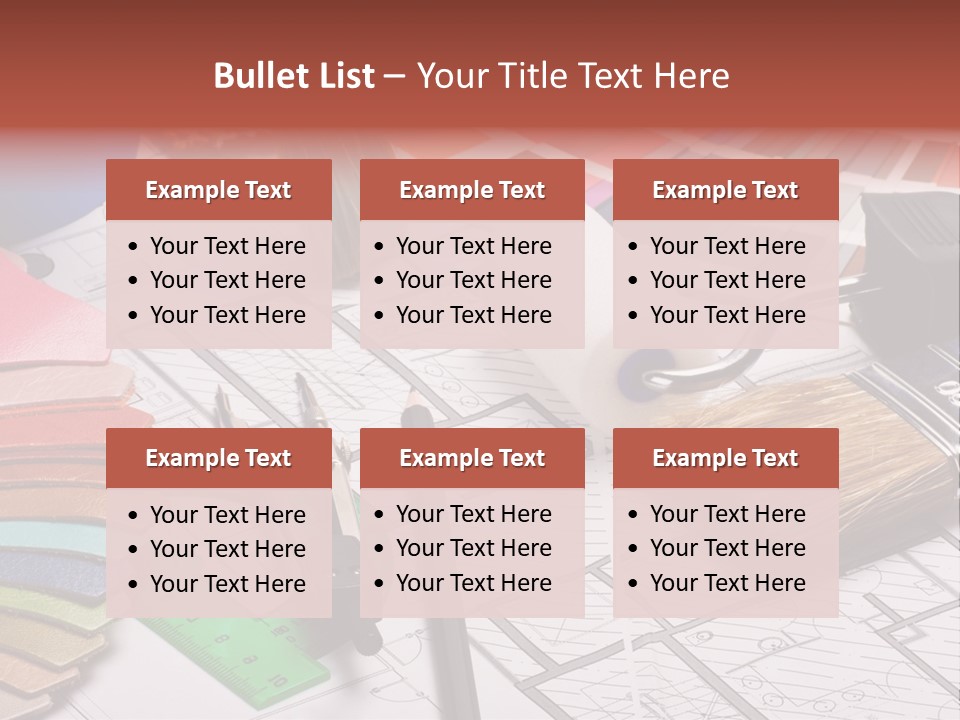 Decorating Hobbies Object PowerPoint Template