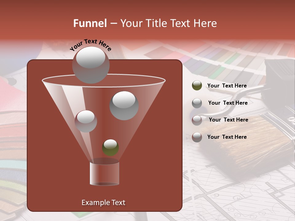 Decorating Hobbies Object PowerPoint Template
