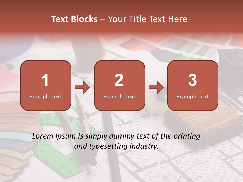 Decorating Hobbies Object PowerPoint Template