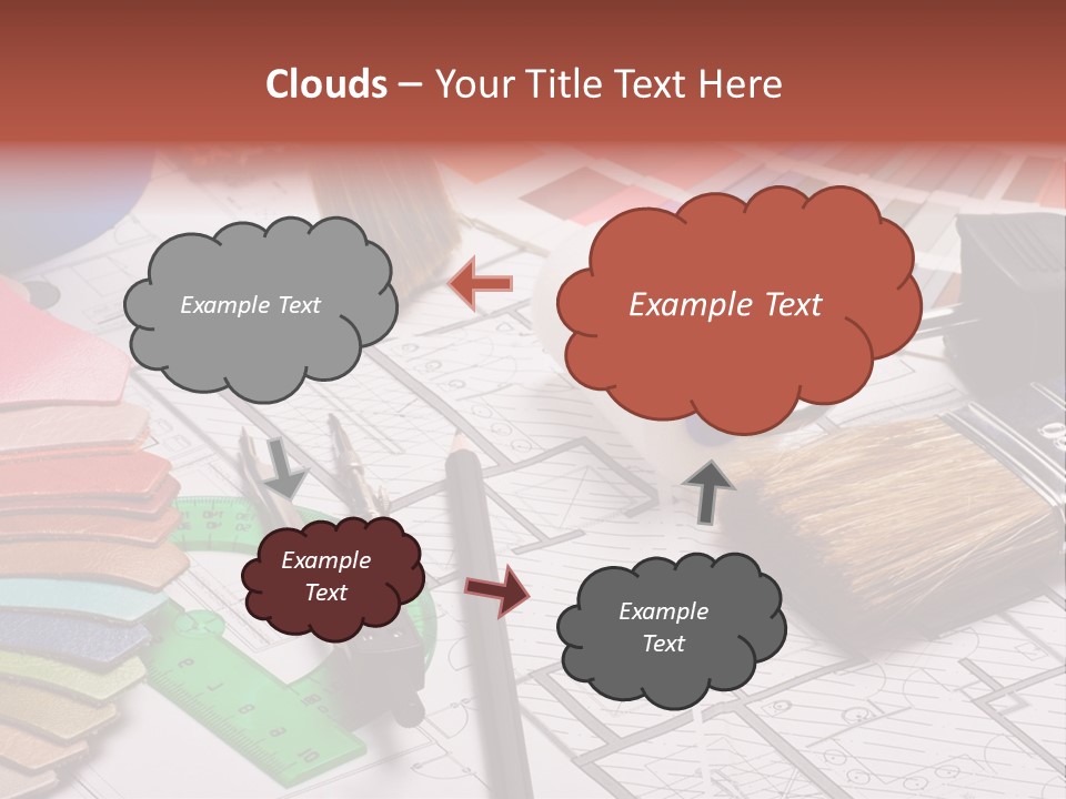 Decorating Hobbies Object PowerPoint Template