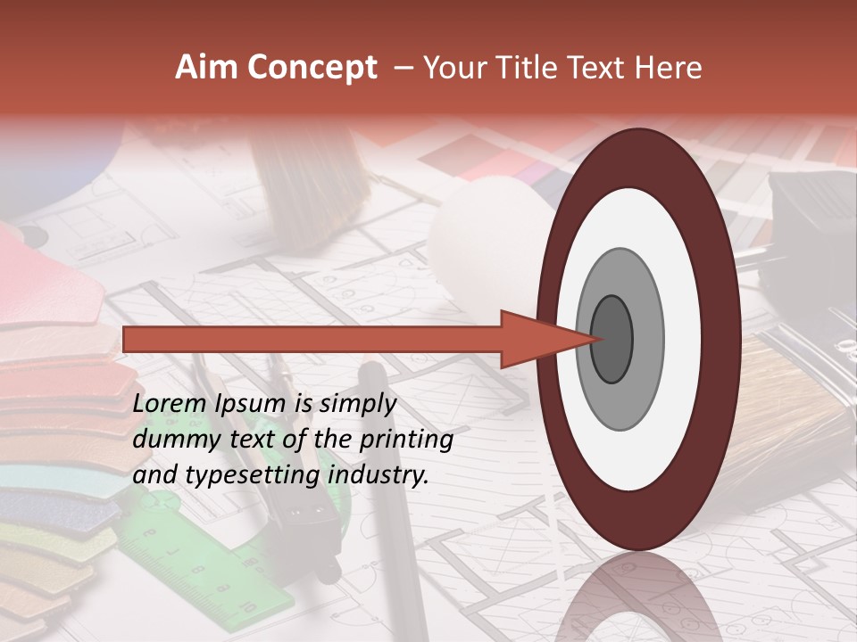 Decorating Hobbies Object PowerPoint Template