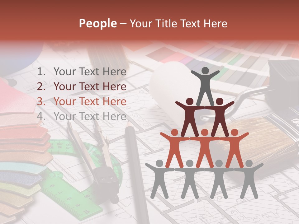 Decorating Hobbies Object PowerPoint Template