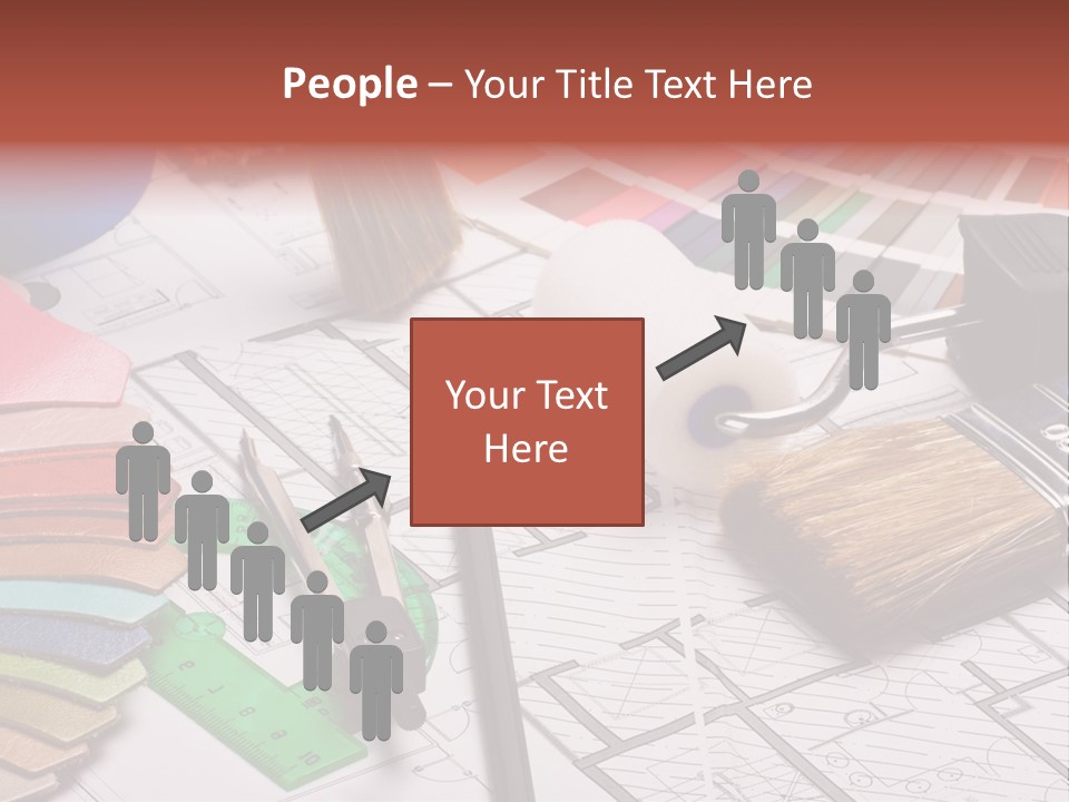 Decorating Hobbies Object PowerPoint Template
