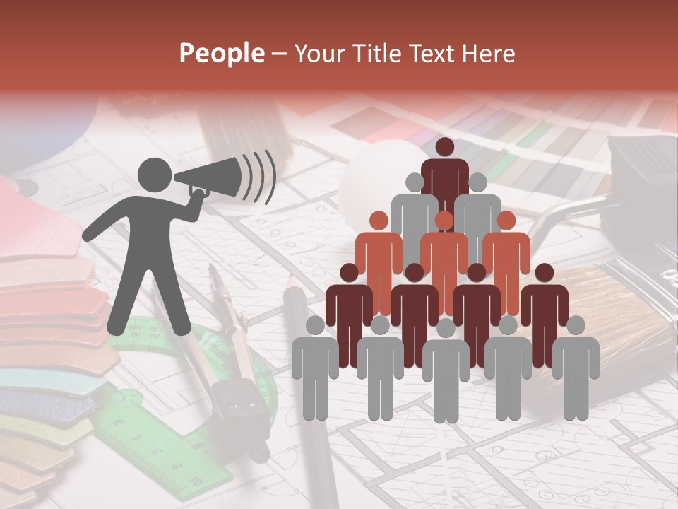 Decorating Hobbies Object PowerPoint Template