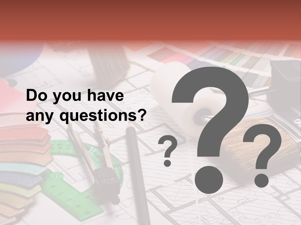 Decorating Hobbies Object PowerPoint Template