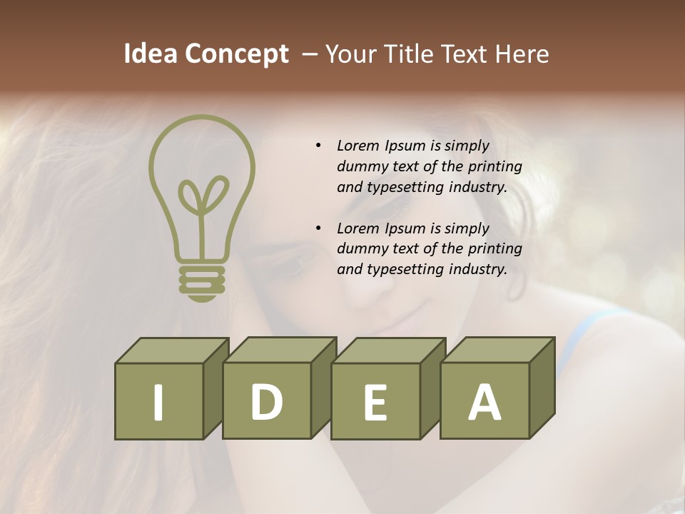 One Human Calm PowerPoint Template