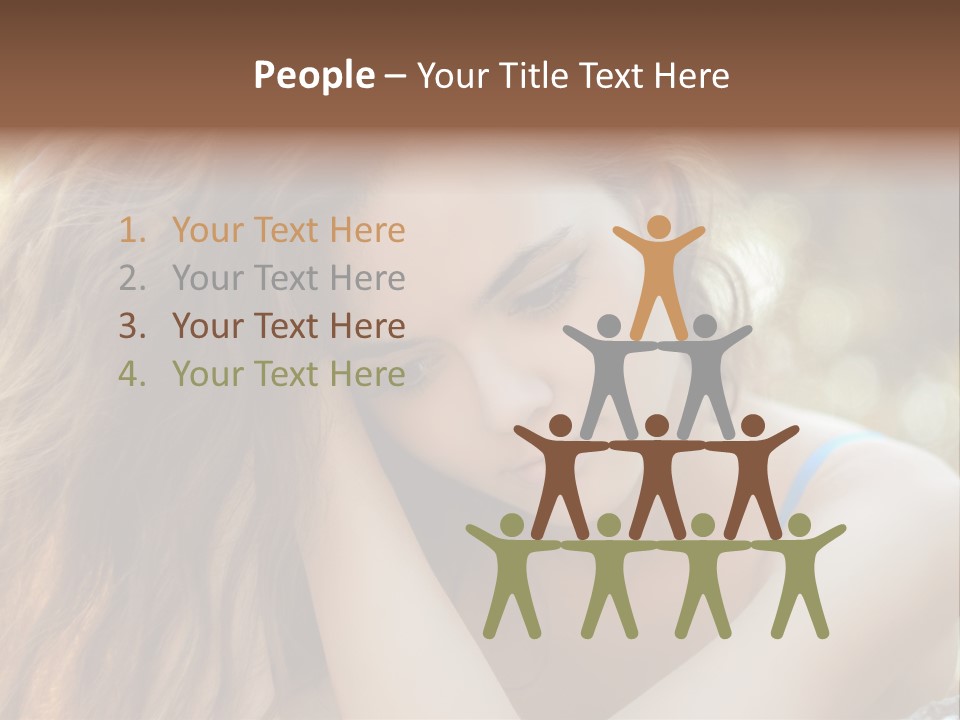 One Human Calm PowerPoint Template