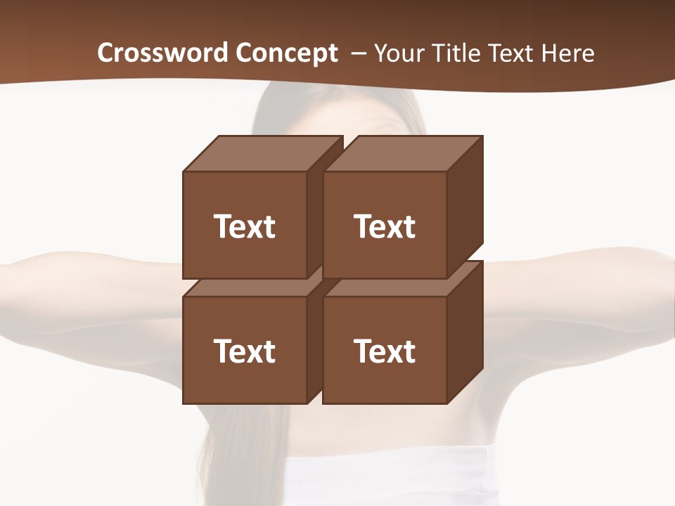 Beauty Surprise Isolated PowerPoint Template