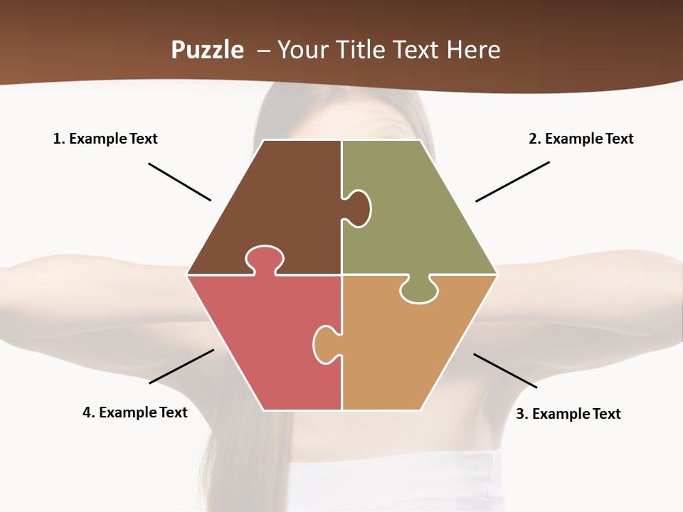 Beauty Surprise Isolated PowerPoint Template