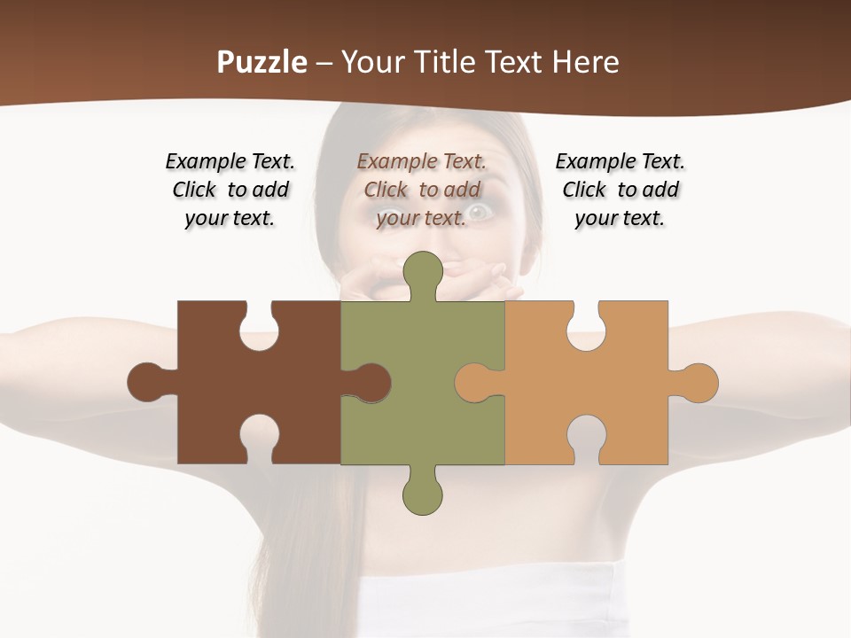 Beauty Surprise Isolated PowerPoint Template