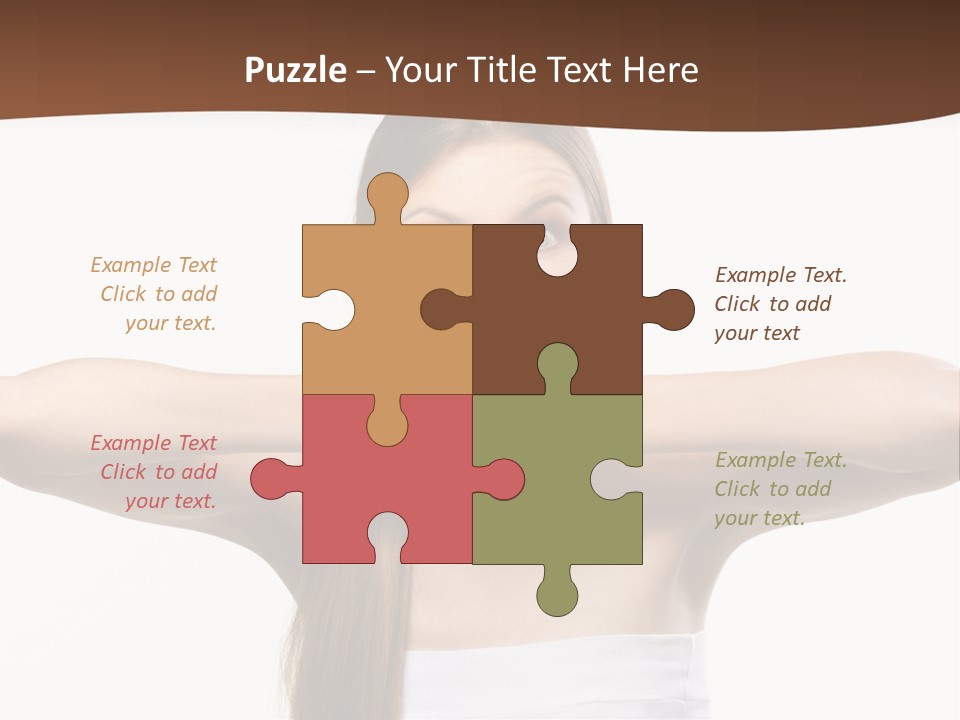 Beauty Surprise Isolated PowerPoint Template