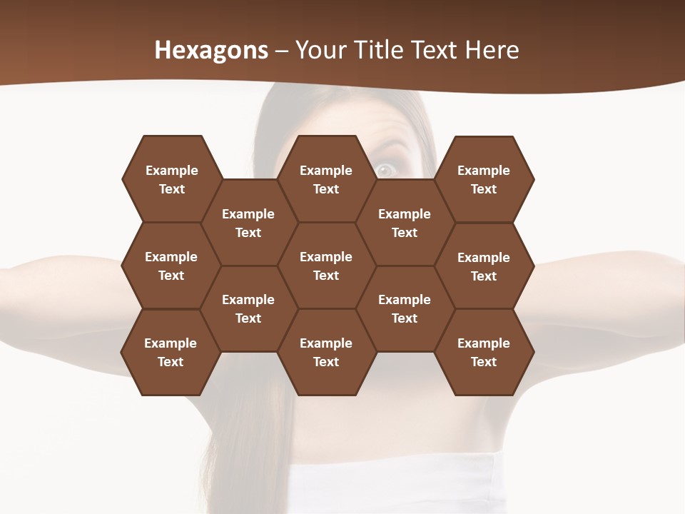 Beauty Surprise Isolated PowerPoint Template