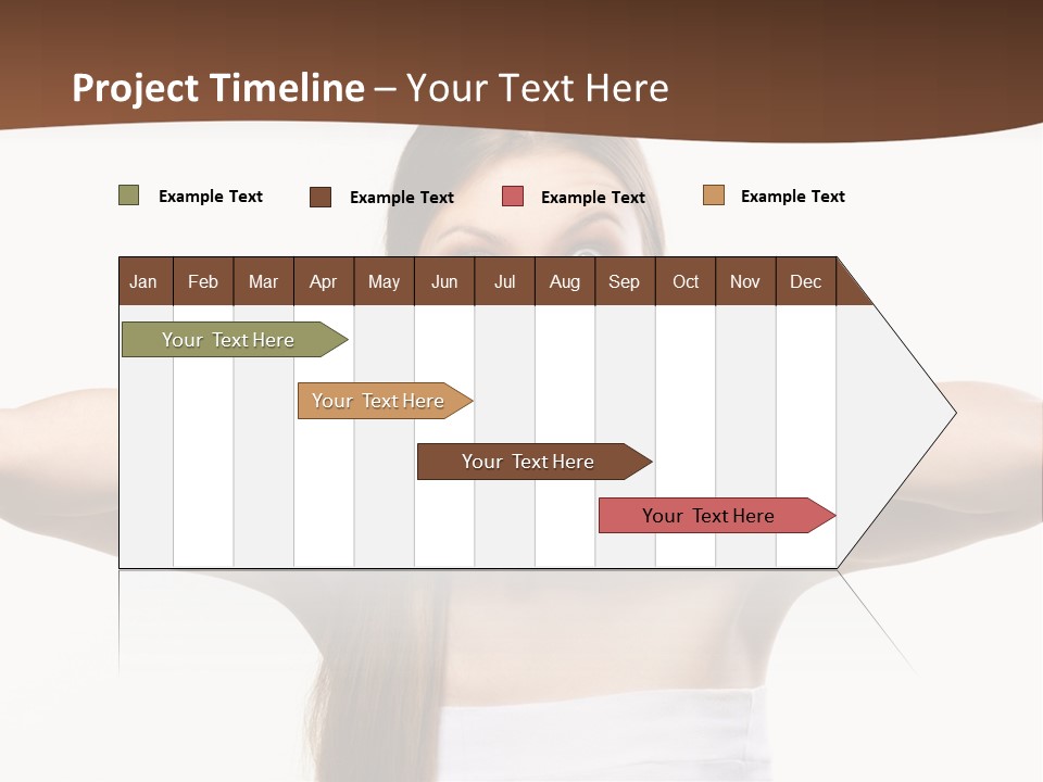 Beauty Surprise Isolated PowerPoint Template