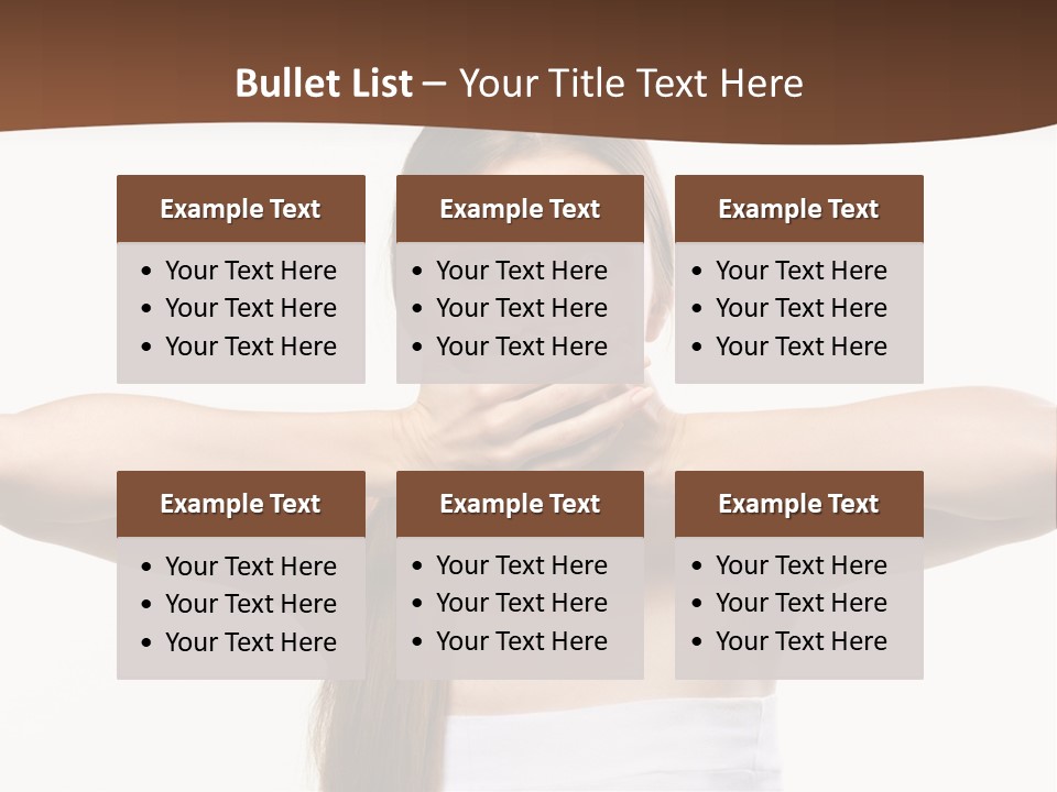 Beauty Surprise Isolated PowerPoint Template