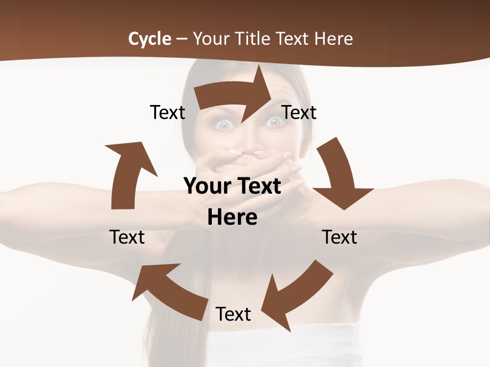 Beauty Surprise Isolated PowerPoint Template