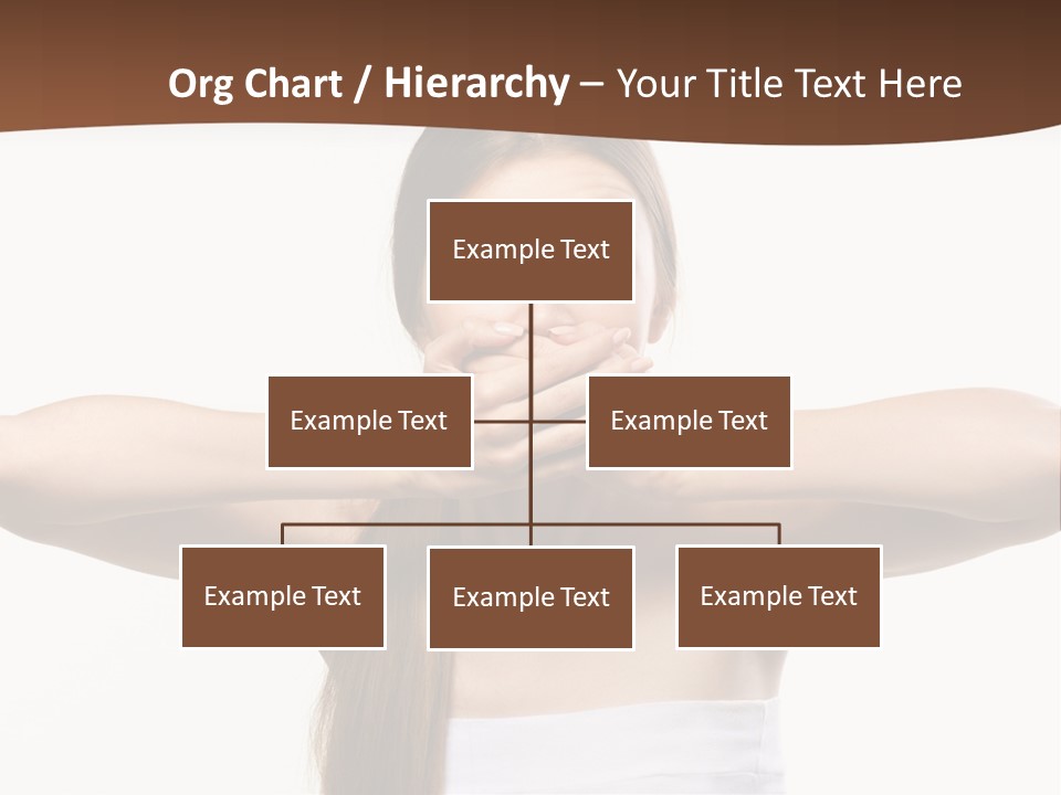 Beauty Surprise Isolated PowerPoint Template