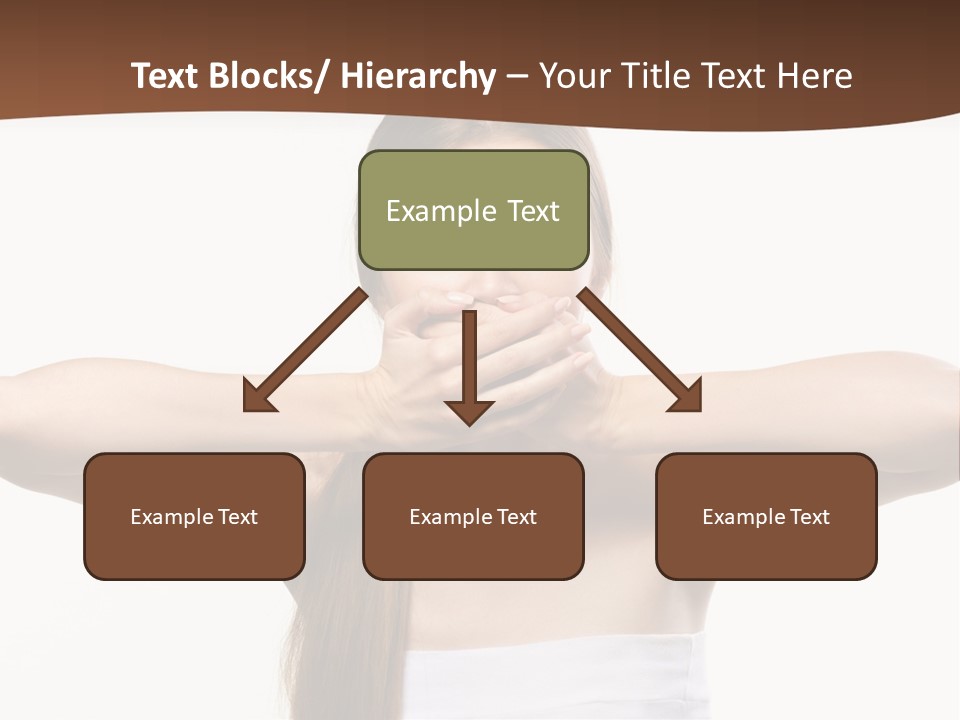 Beauty Surprise Isolated PowerPoint Template