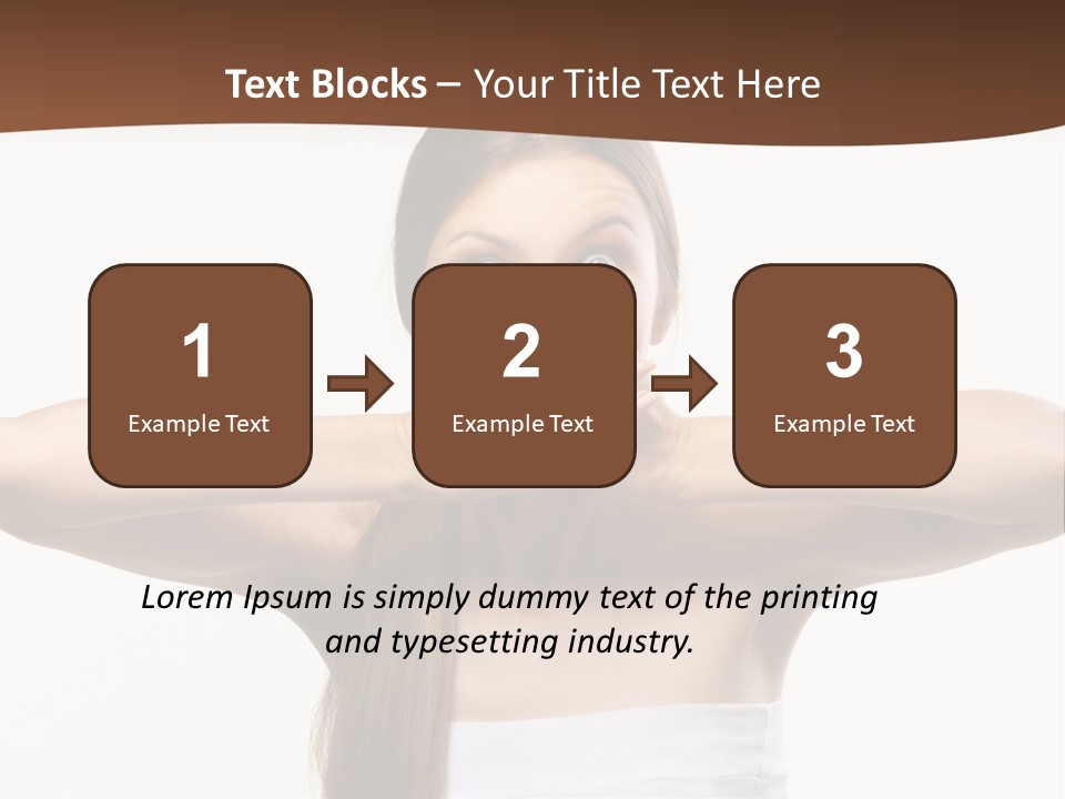 Beauty Surprise Isolated PowerPoint Template